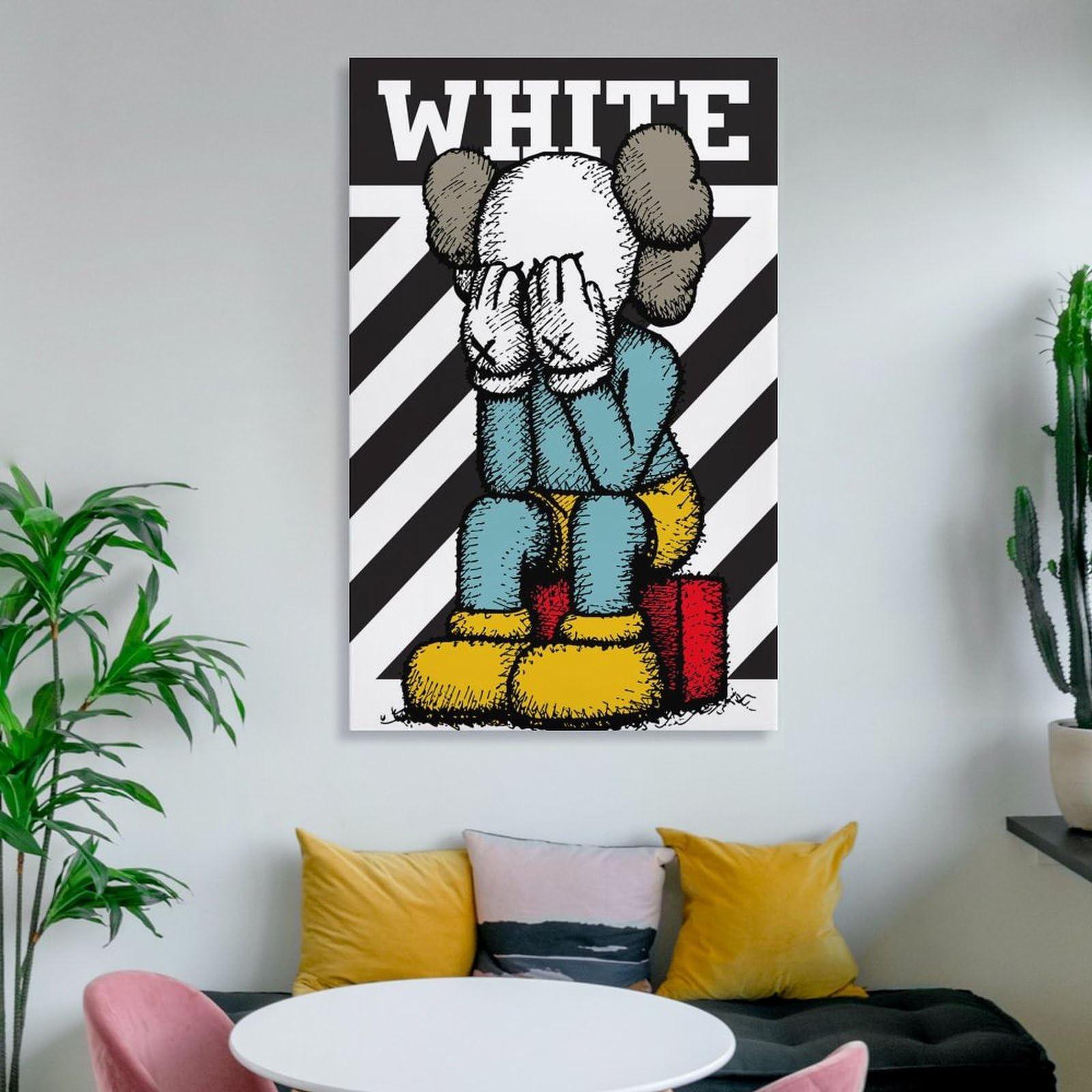 Amazon.co.jp: KAWS Sesame Street 絵画 インテリア カウズ セサミ